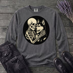 Skeleton Husky Hug Long Sleeve T-Shirt