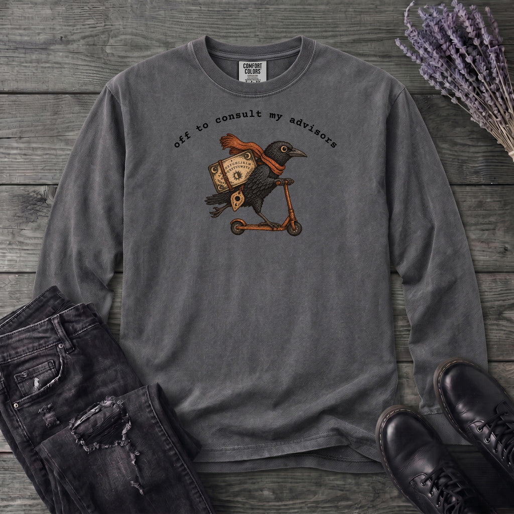 Off To Consult My Advisors Long Sleeve T-Shirt