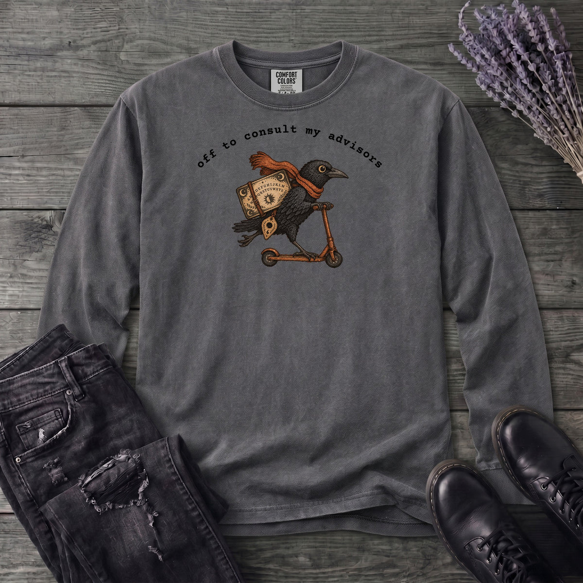 Off To Consult My Advisors Long Sleeve T-Shirt