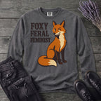 Foxy Feral Feminist Long Sleeve T-Shirt