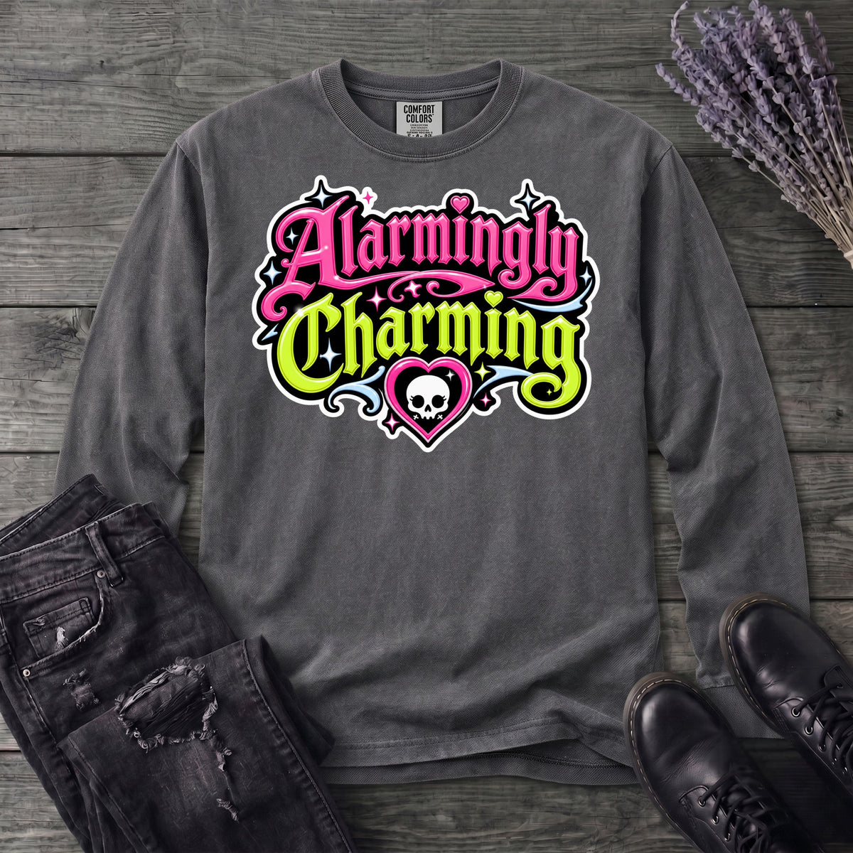 Alarmingly Charming Long Sleeve T-Shirt