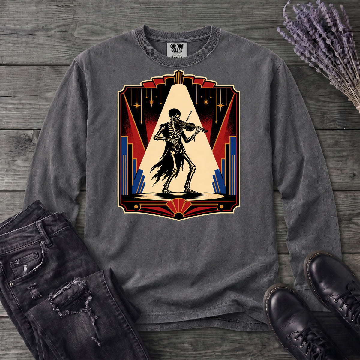 Virtuoso Skeleton Long Sleeve T-Shirt