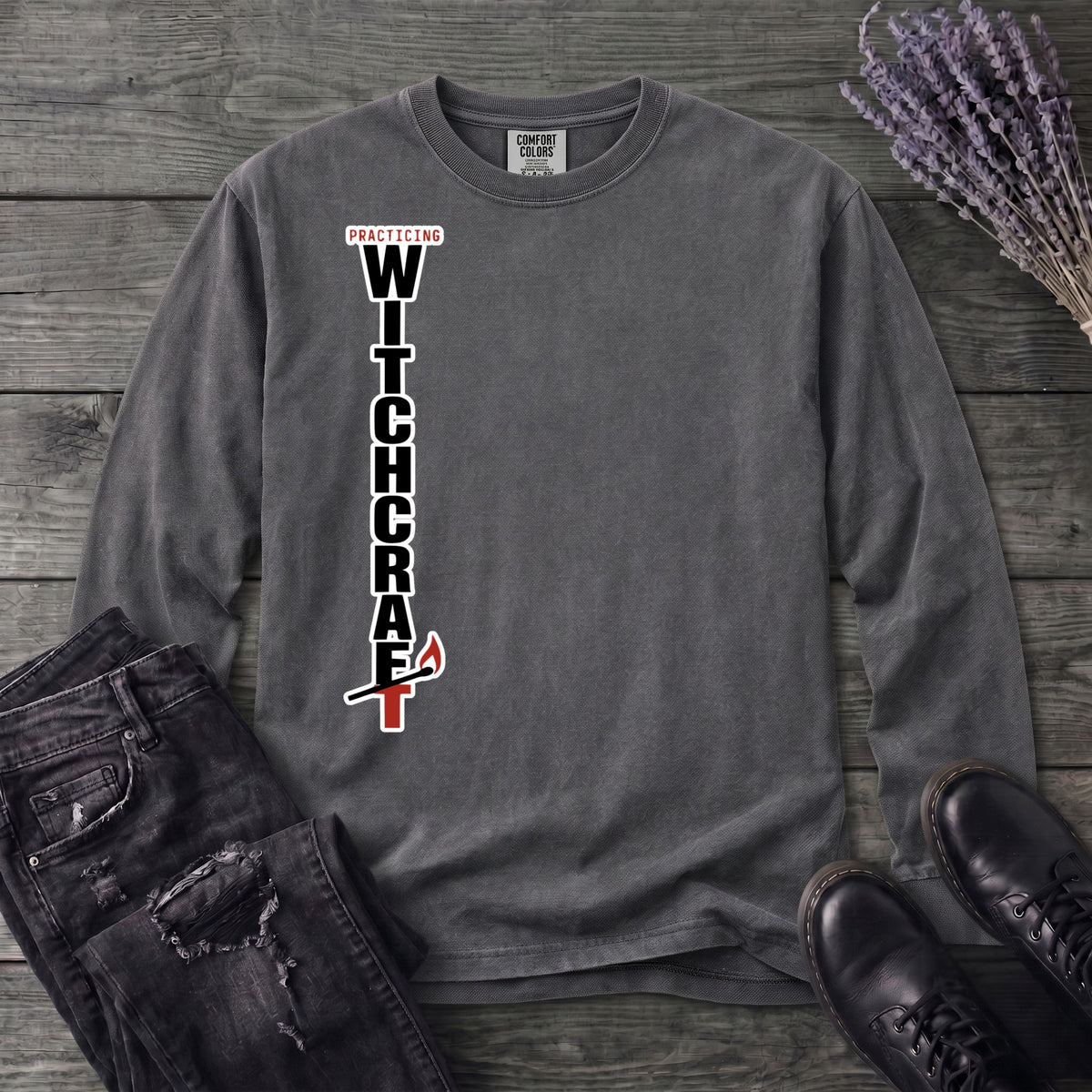 Practicing Witchcraft Long Sleeve T-Shirt