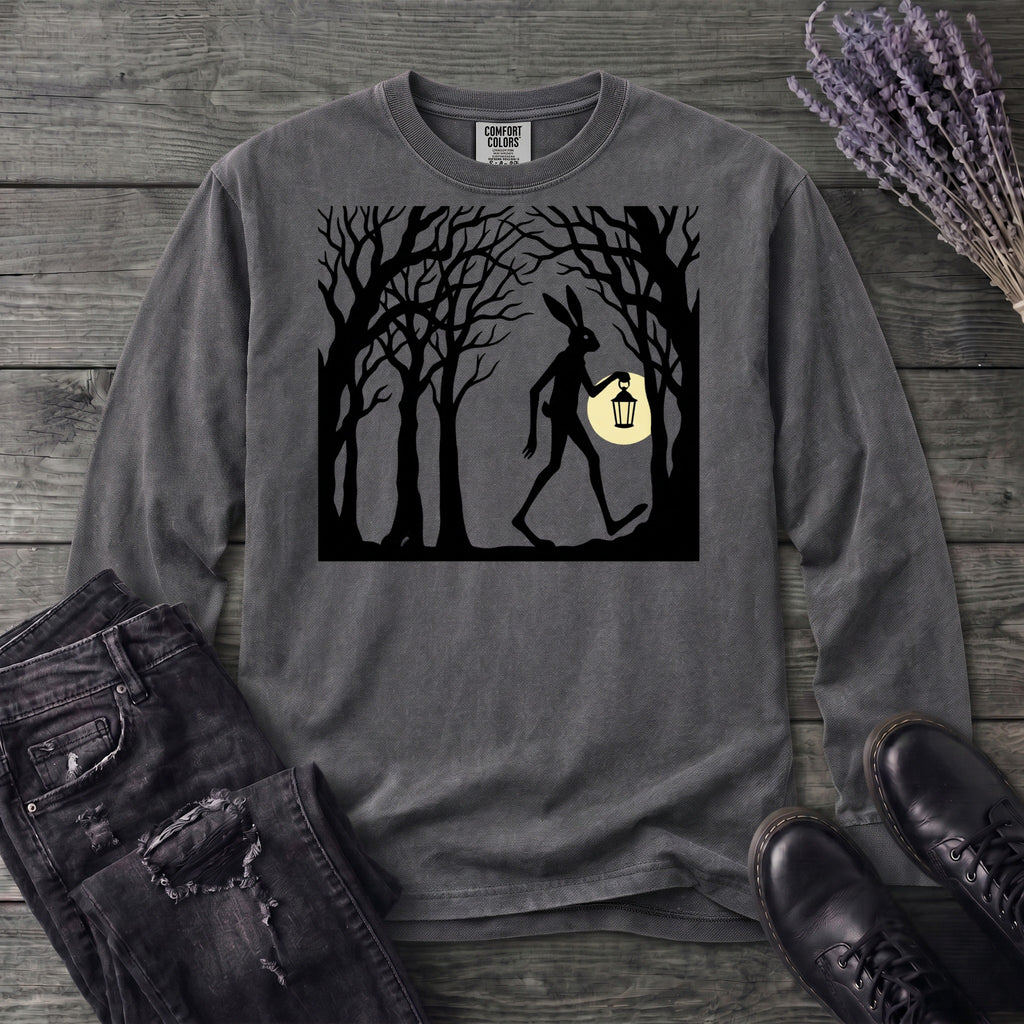 tall rabbit spooky easter Long Sleeve T-Shirt