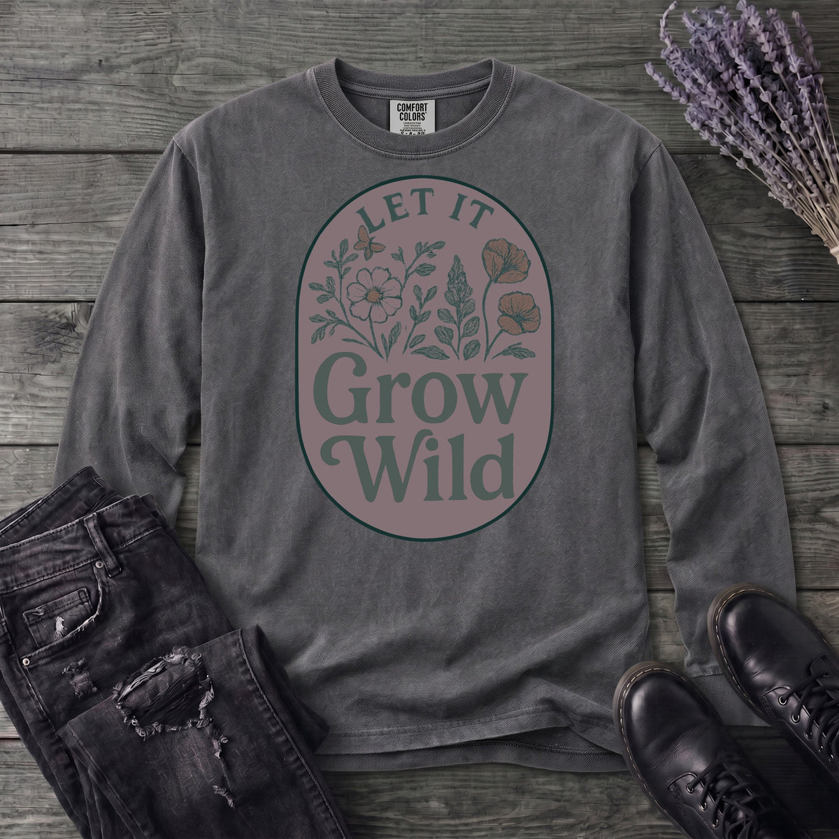 Let It Grow Wild Long Sleeve T-Shirt