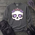 Cute Princess Skull Long Sleeve T-Shirt
