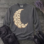 crescent moon ghosts Long Sleeve T-Shirt