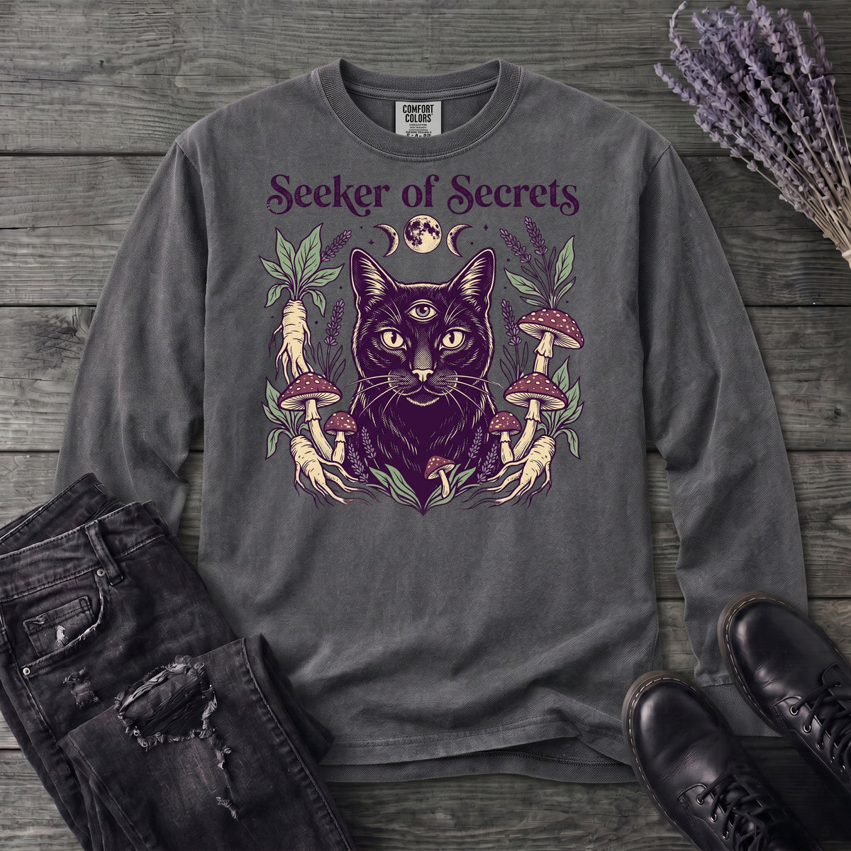 Seeker Of Secrets Long Sleeve T-Shirt