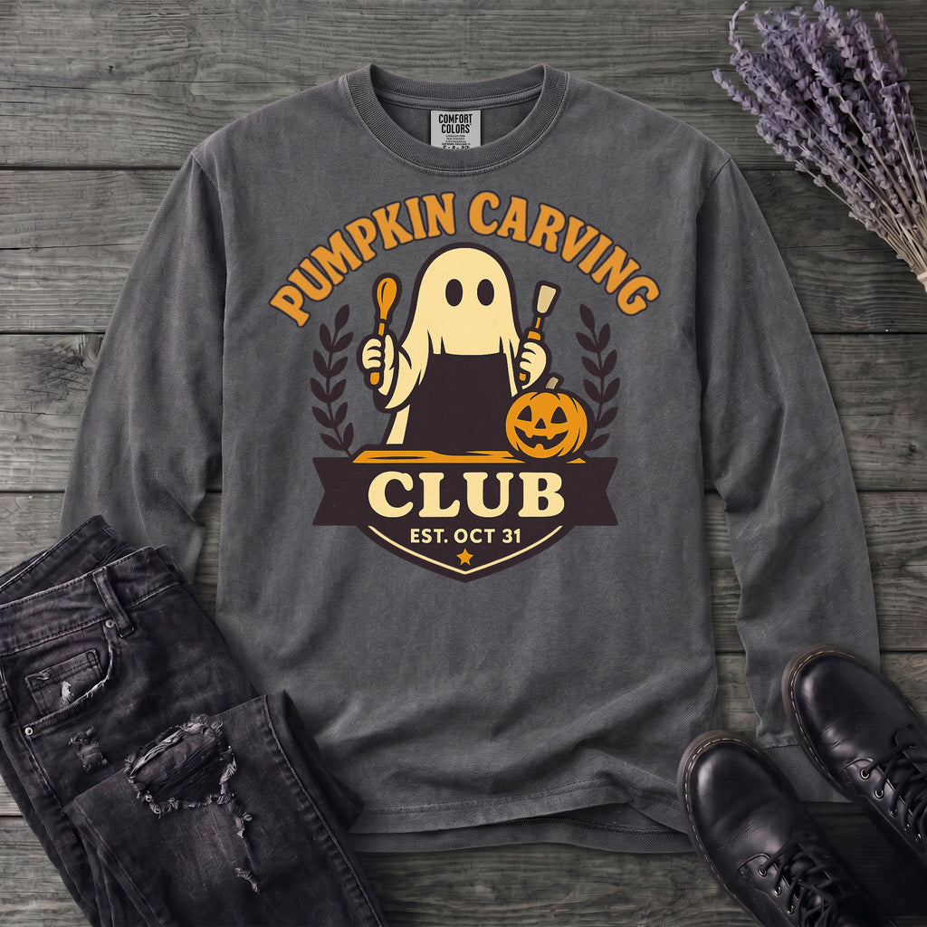 Pumpkin Carving Club Long Sleeve T-Shirt
