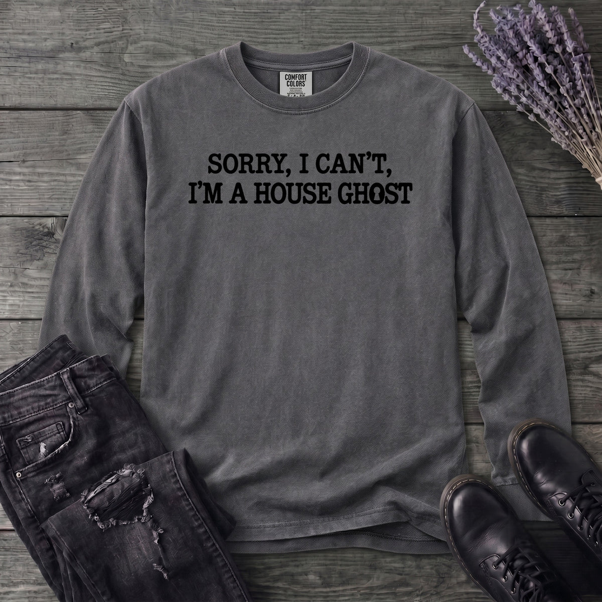House Ghost Long Sleeve T-Shirt