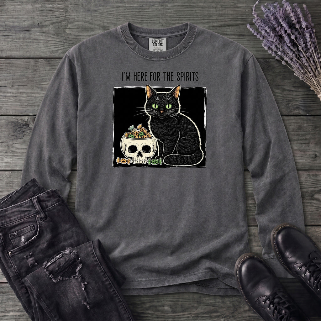 Here For The Spirits Long Sleeve T-Shirt