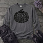 Linocut Pumpkin Long Sleeve T-Shirt