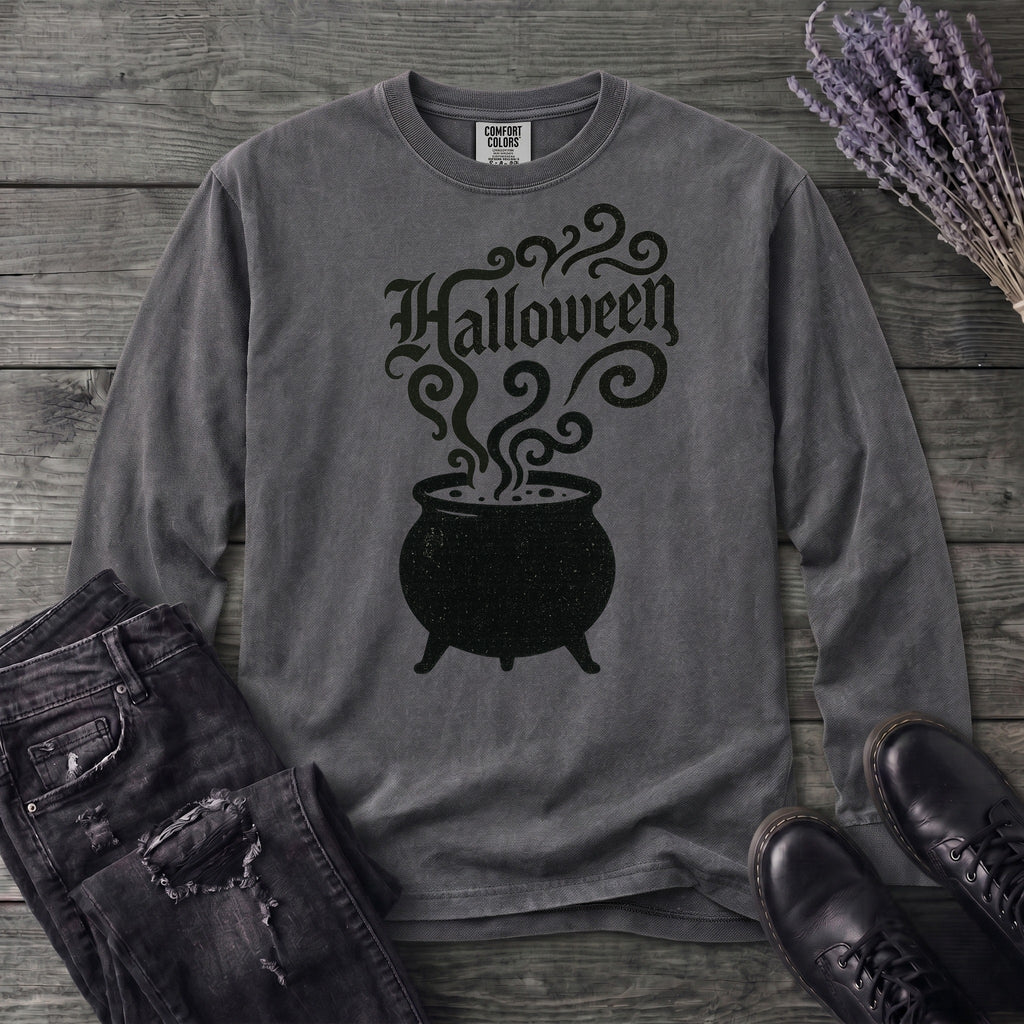 Halloween Cauldron Long Sleeve T-Shirt