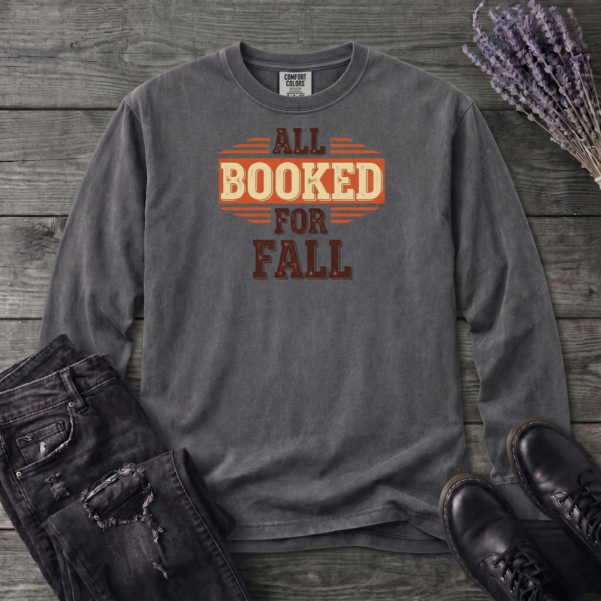 All Booked For Fall Long Sleeve T-Shirt