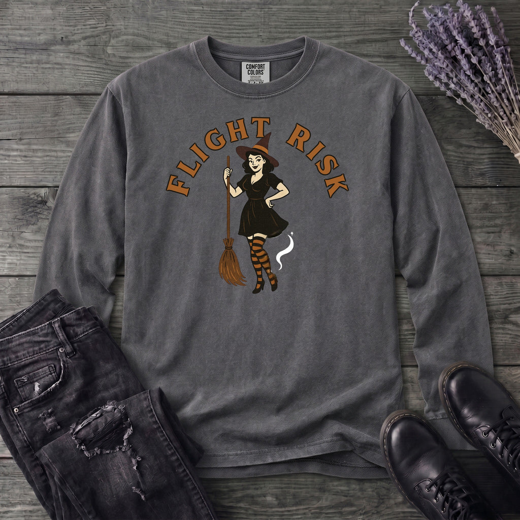 Witch Flight Risk Long Sleeve T-Shirt