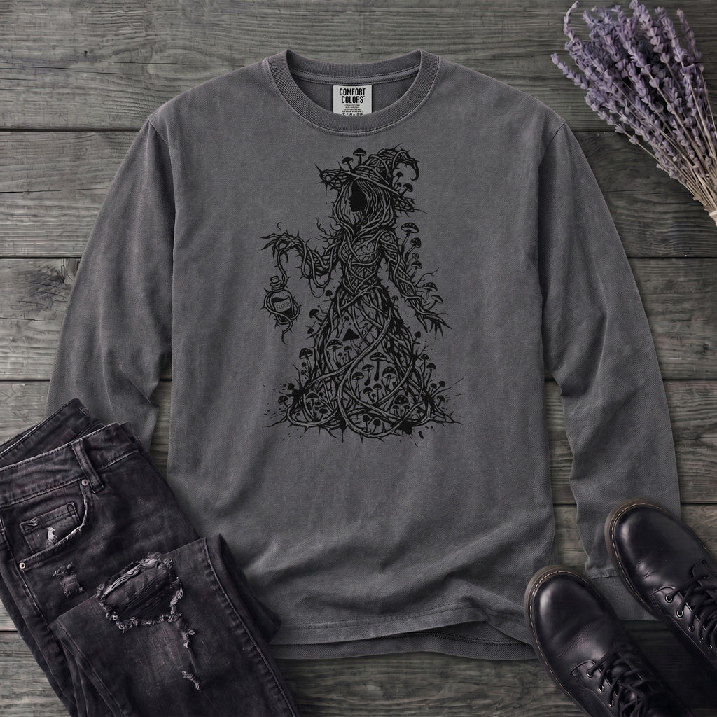 mushroom witch Long Sleeve T-Shirt