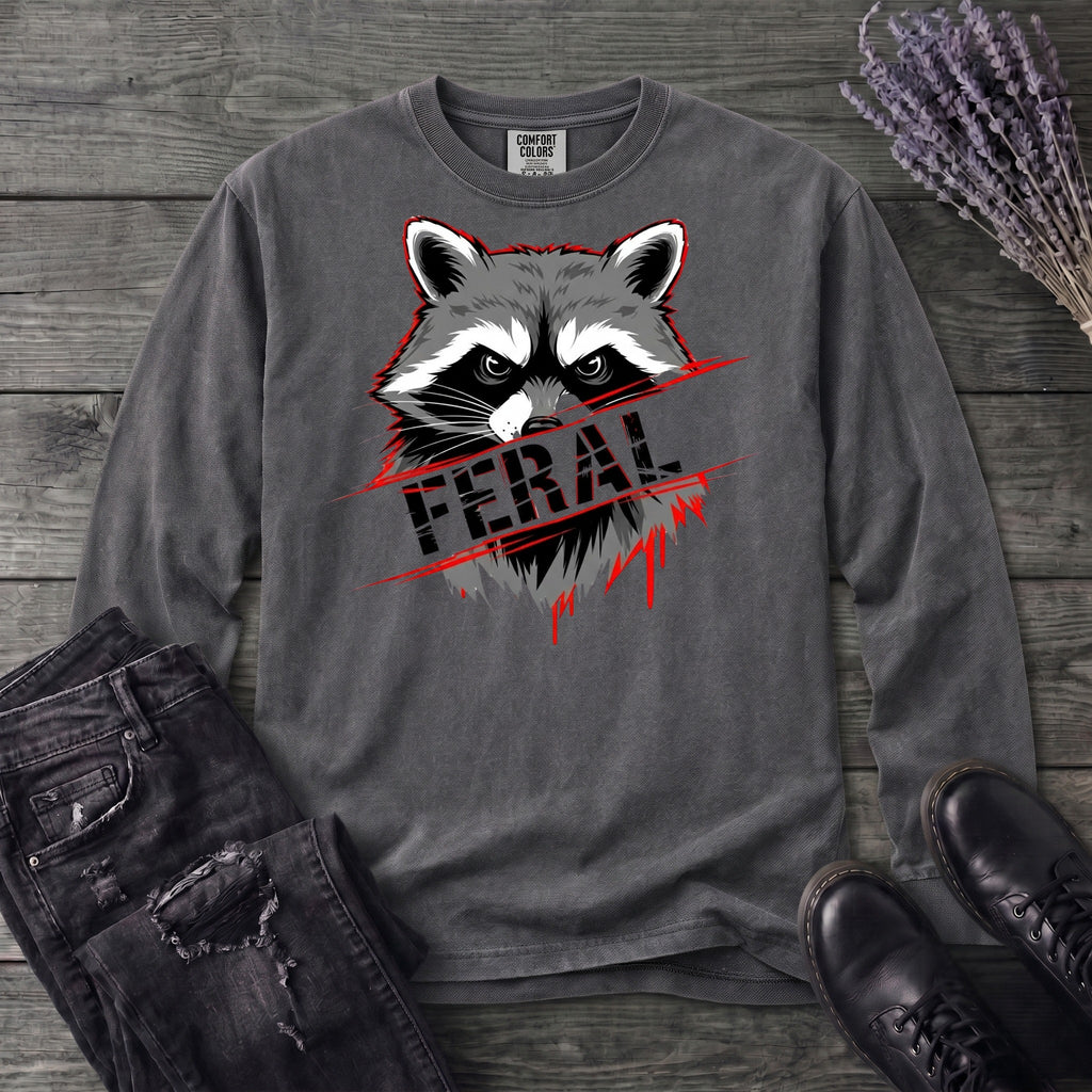 Feral Stencil Long Sleeve T-Shirt