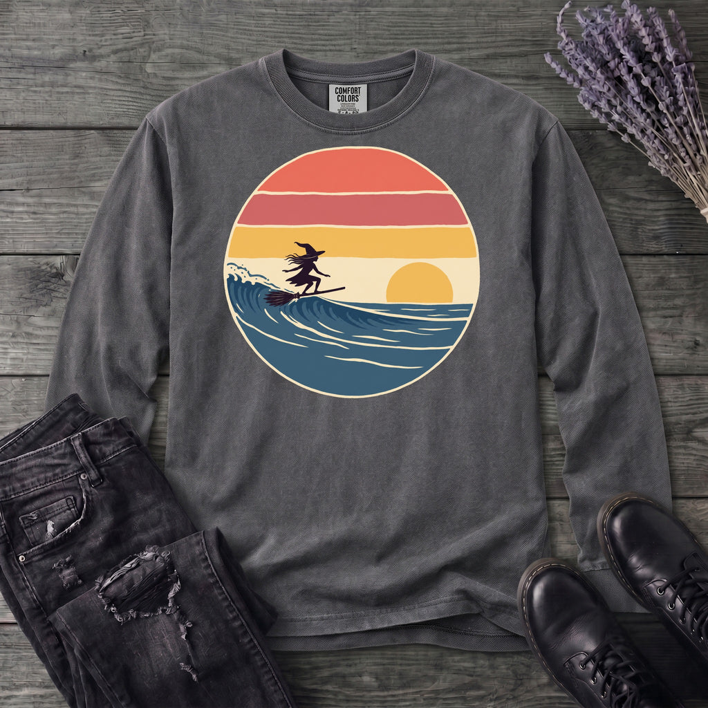 Surfing Witch Long Sleeve T-Shirt