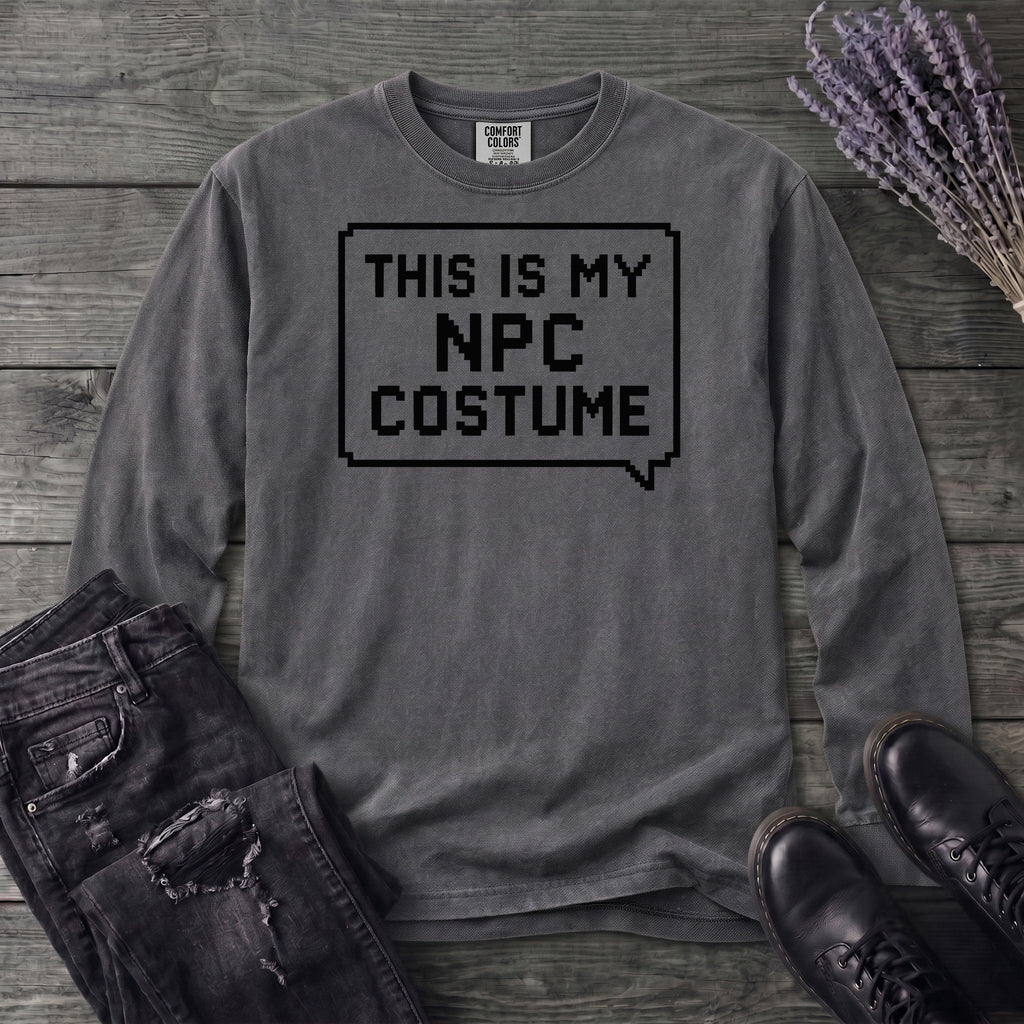 This Is My Npc Costume Long Sleeve T-Shirt