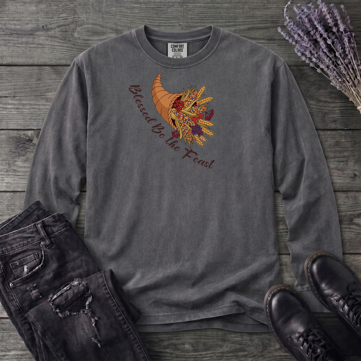 Blessed Be The Feast Long Sleeve T-Shirt