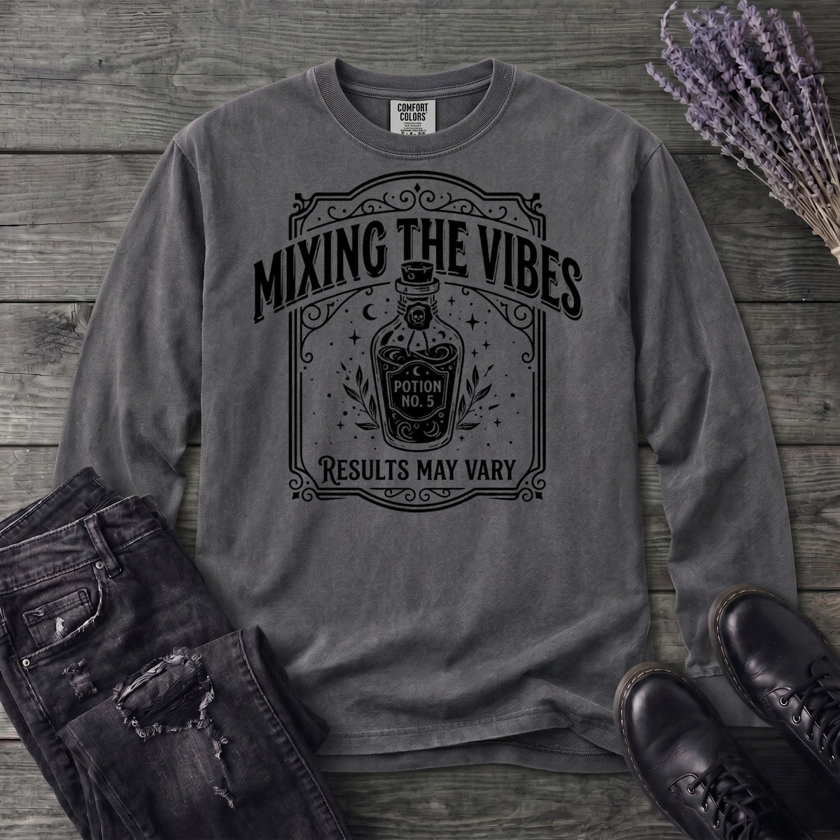 Mixing The Vibes Long Sleeve T-Shirt