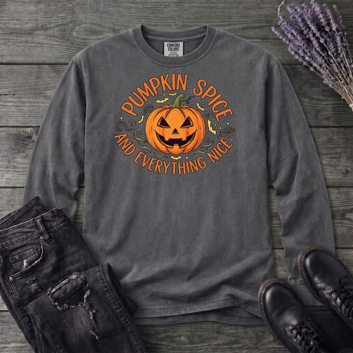 Pumpkin Spice And Everything Nice Long Sleeve T-Shirt