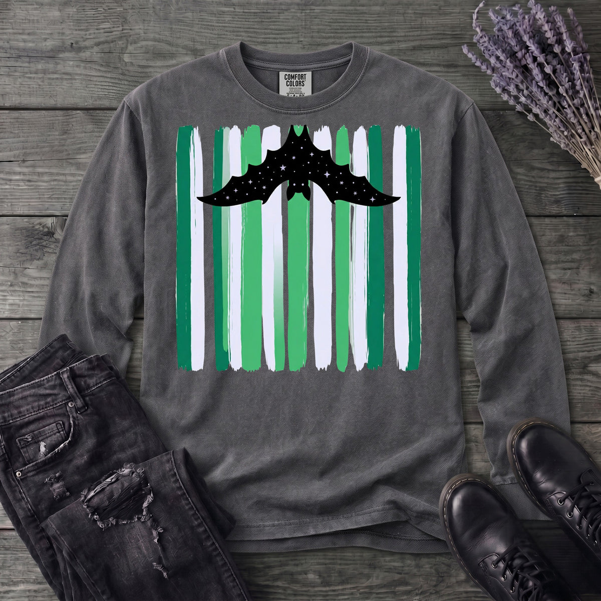 celestial dopamine maximalist bat Long Sleeve T-Shirt