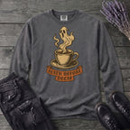 Death Before Decaf Long Sleeve T-Shirt