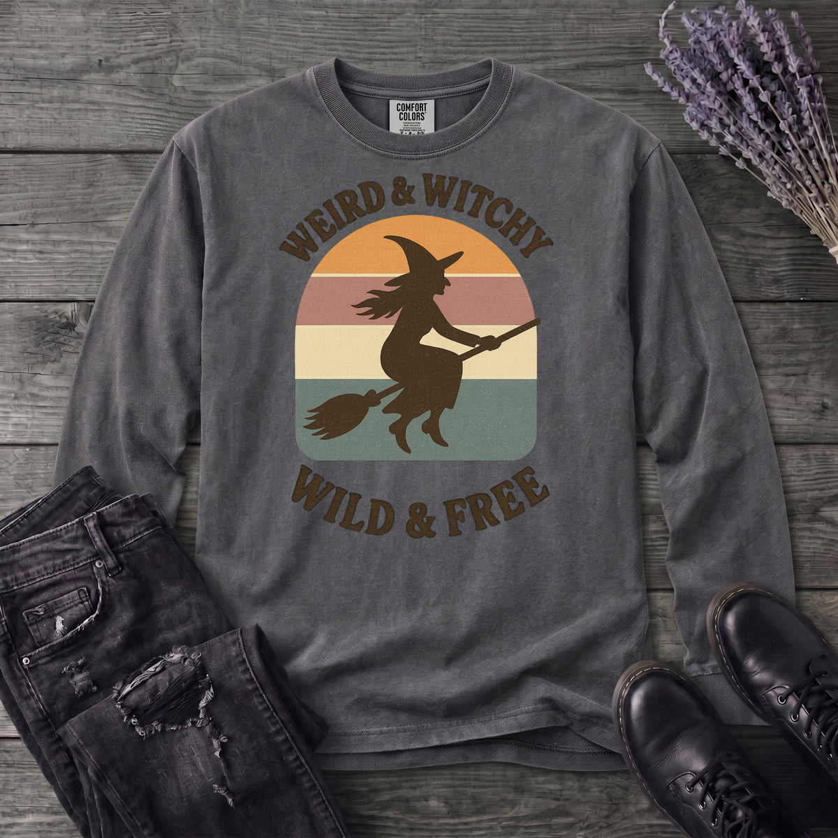 Weird Witchy Wild Free Long Sleeve T-Shirt