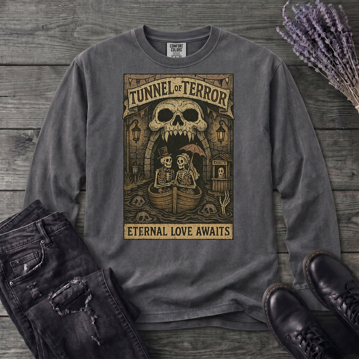 Tunnel Of Terror Long Sleeve T-Shirt