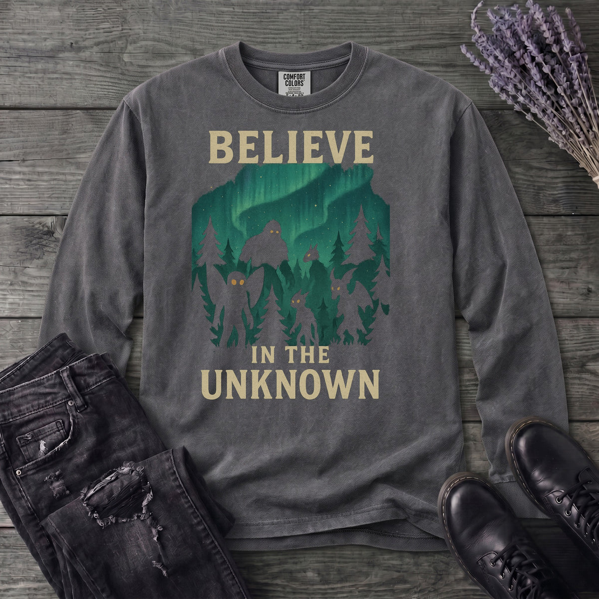Believe In The Unknown Long Sleeve T-Shirt