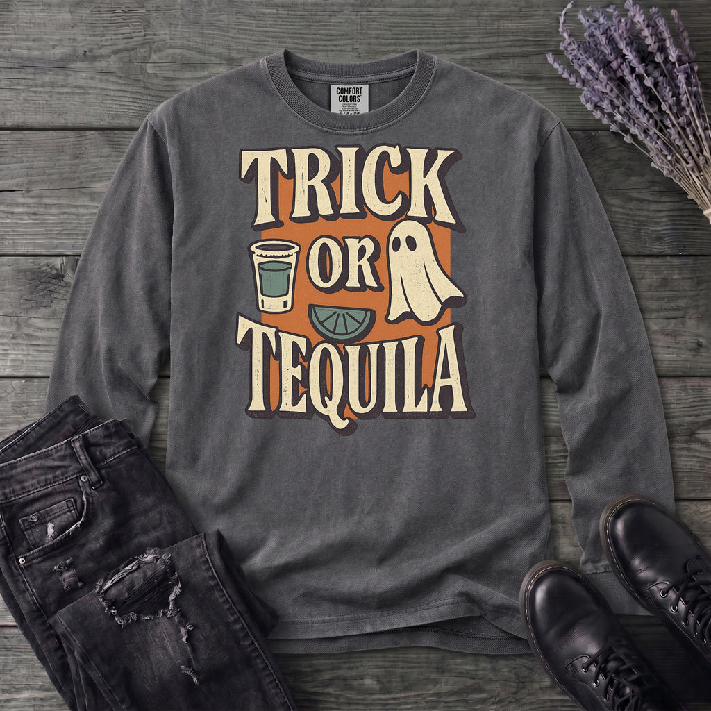 Trick-Or-Tequila Long Sleeve T-Shirt