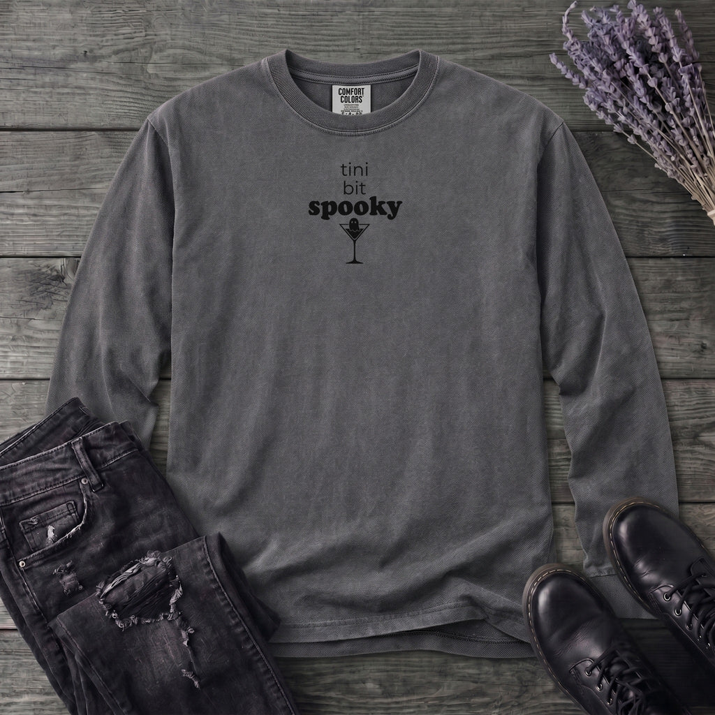 tini bit spooky Long Sleeve T-Shirt