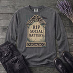 RIP Social Battery Long Sleeve T-Shirt