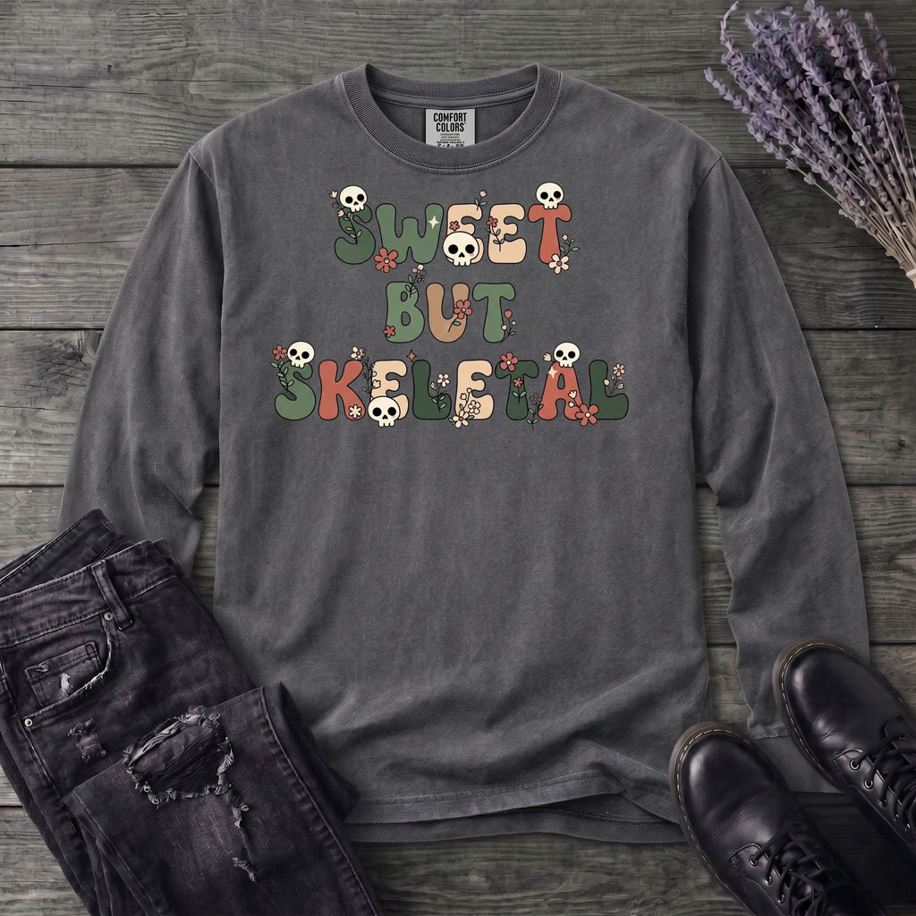 Sweet But Skeletal Long Sleeve T-Shirt