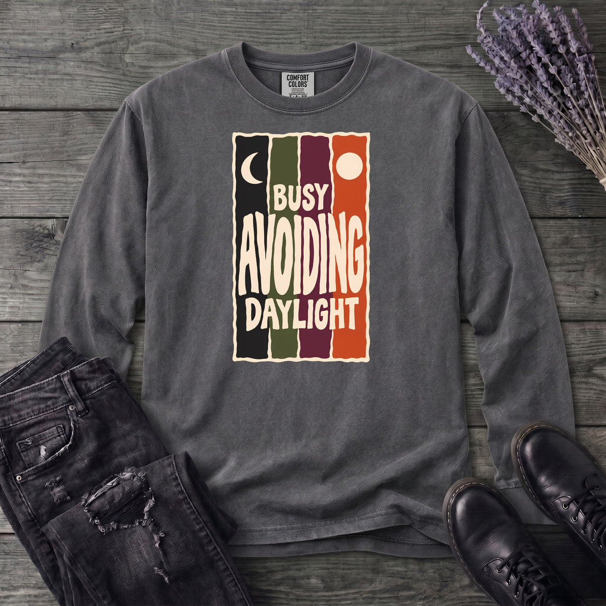 Avoiding Daylight Long Sleeve T-Shirt