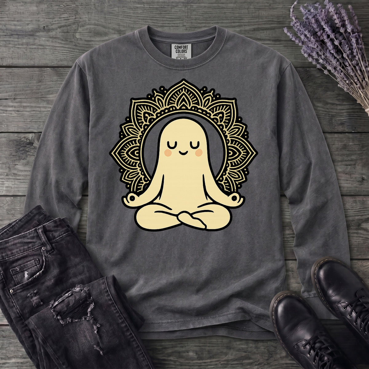 Lotus Ghost Long Sleeve T-Shirt