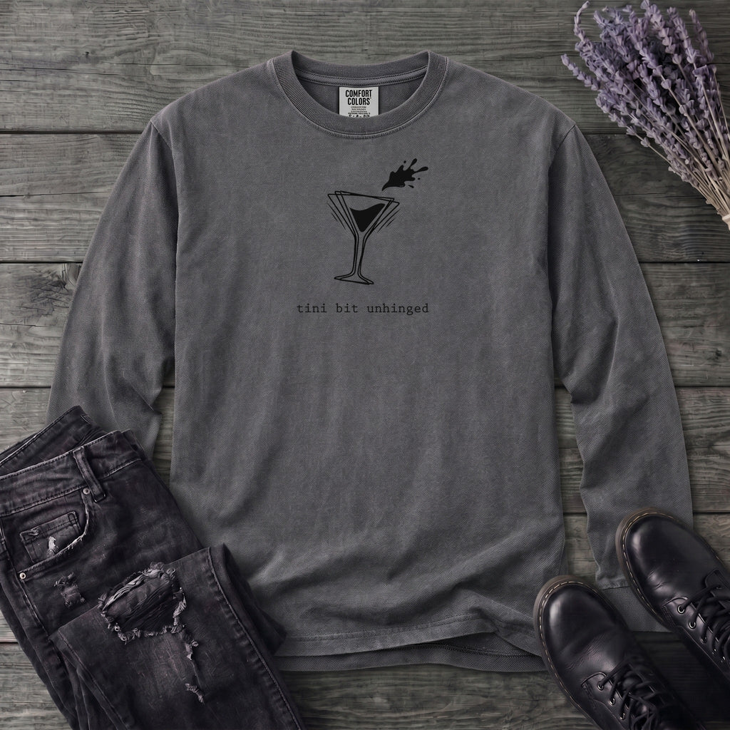 tini bit unhinged Long Sleeve T-Shirt
