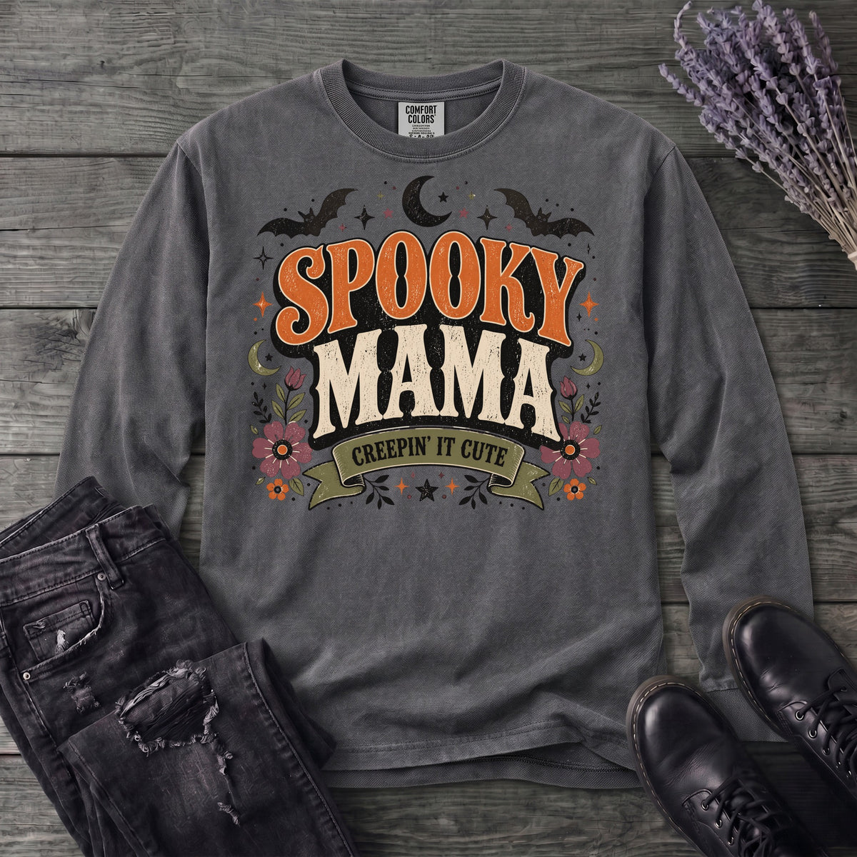 Spooky Mama Long Sleeve T-Shirt