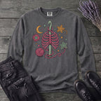 Ribbed Crochet Long Sleeve T-Shirt