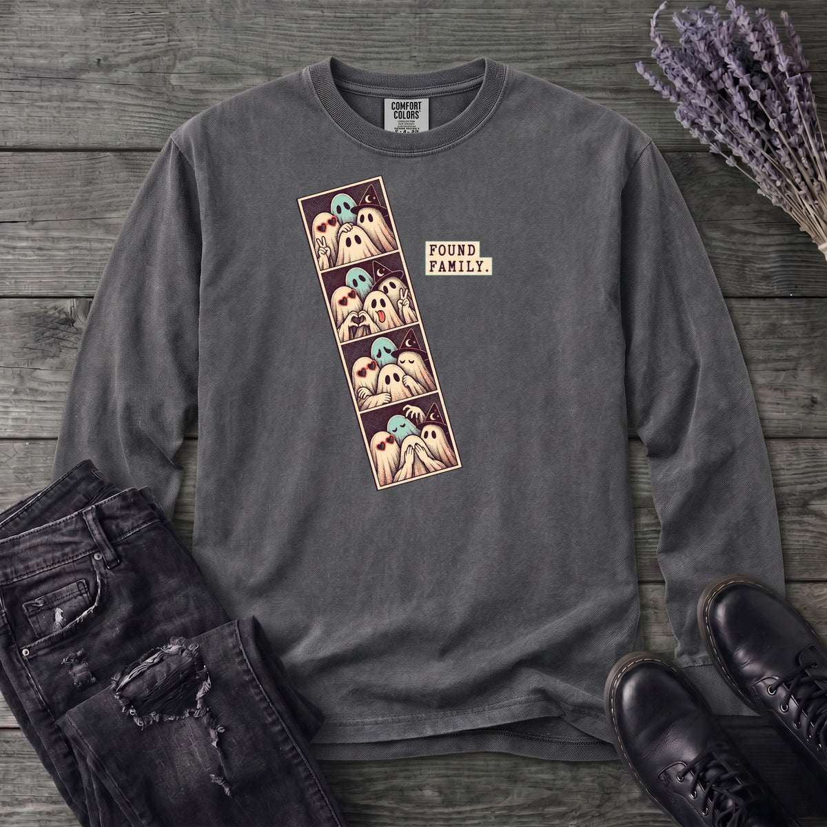 Found Family Photobooth Long Sleeve T-Shirt
