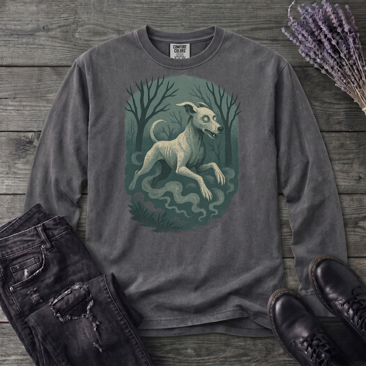 Woodland Spirits Hound Long Sleeve T-Shirt