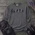 Music In Flight Long Sleeve T-Shirt