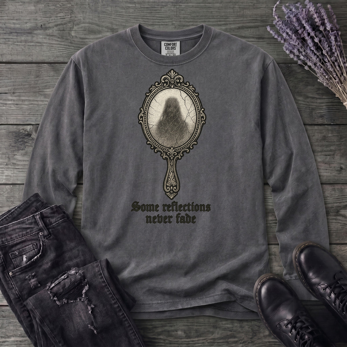Some Reflections Never Fade Long Sleeve T-Shirt
