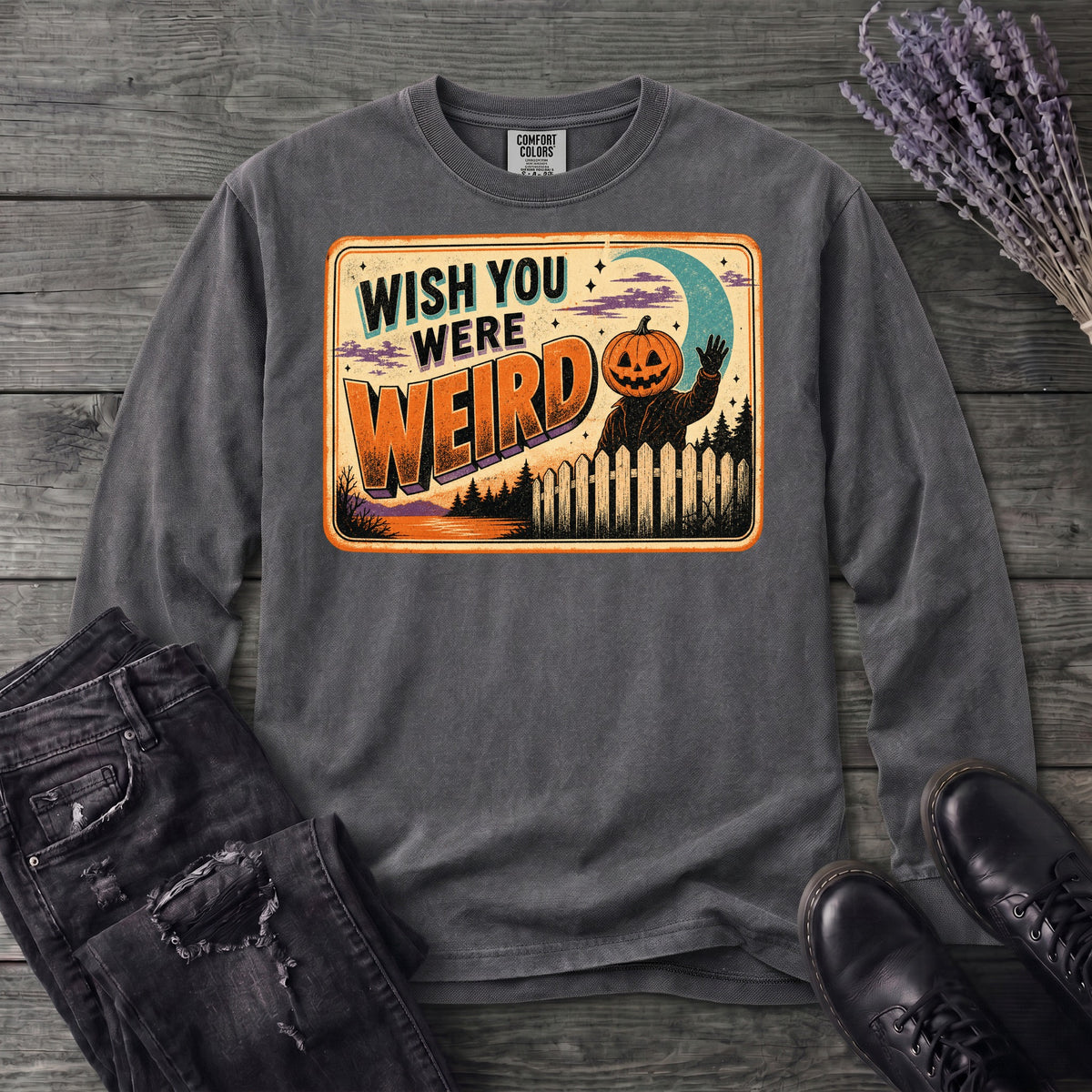Wish You Were Weird Long Sleeve T-Shirt