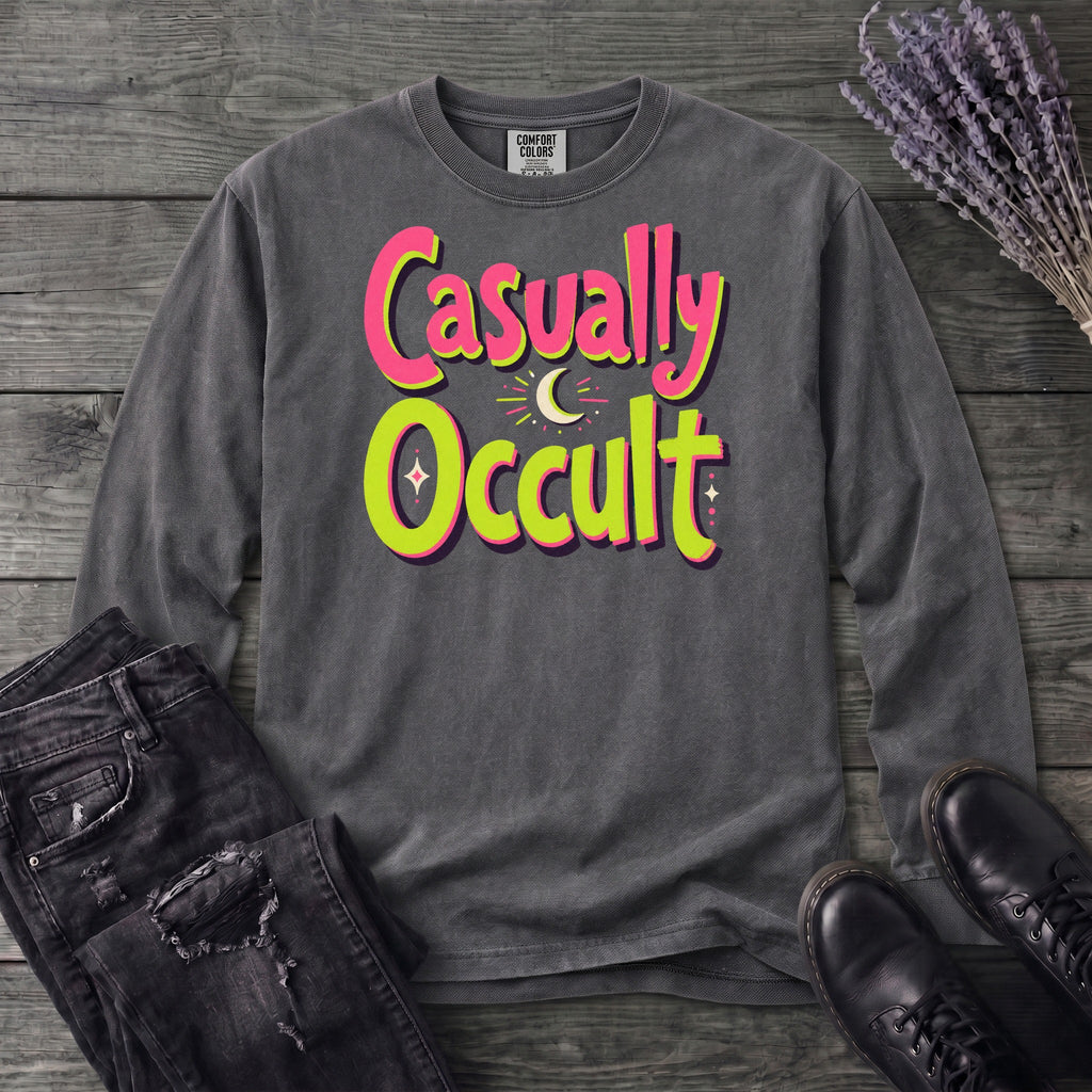 Bright Casually Occult Long Sleeve T-Shirt