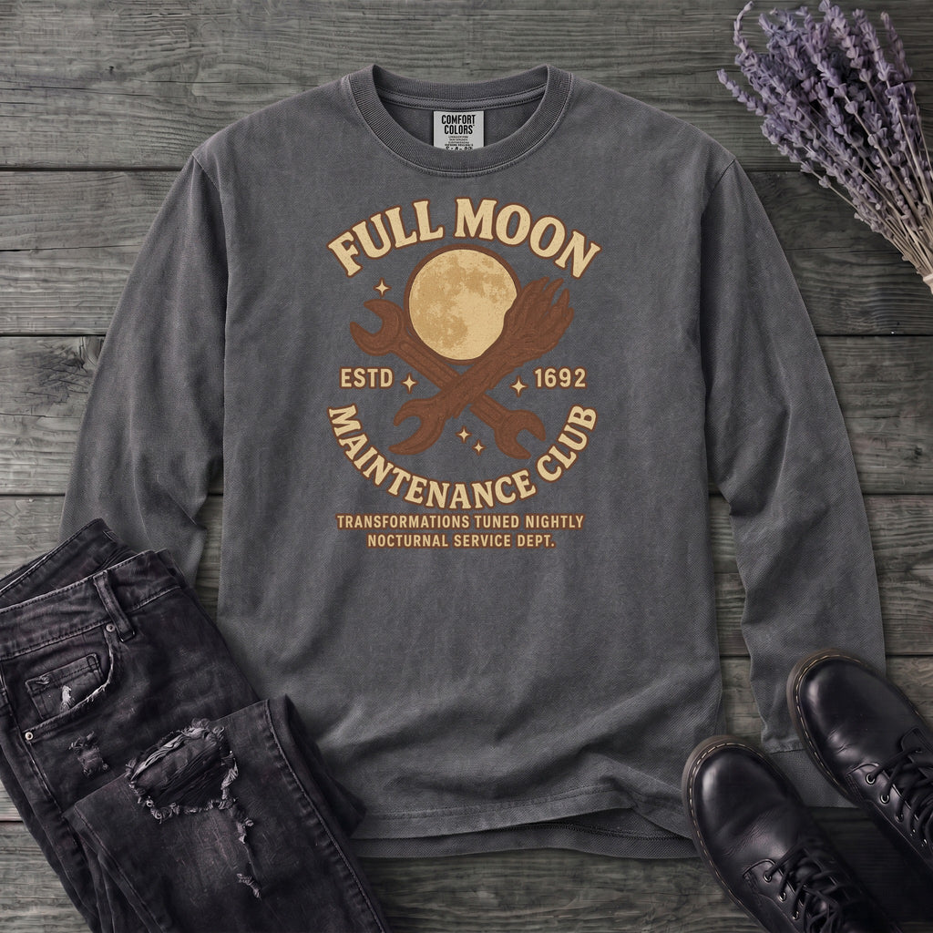 Full Moon Maintenance Long Sleeve T-Shirt