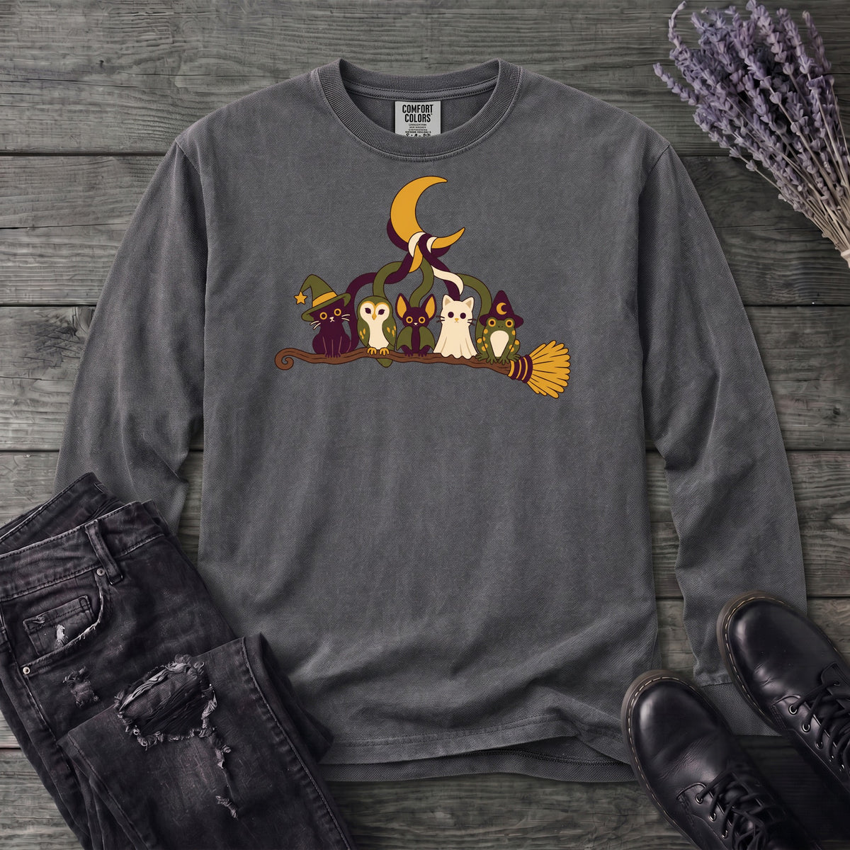 Tether To The Moon Long Sleeve T-Shirt