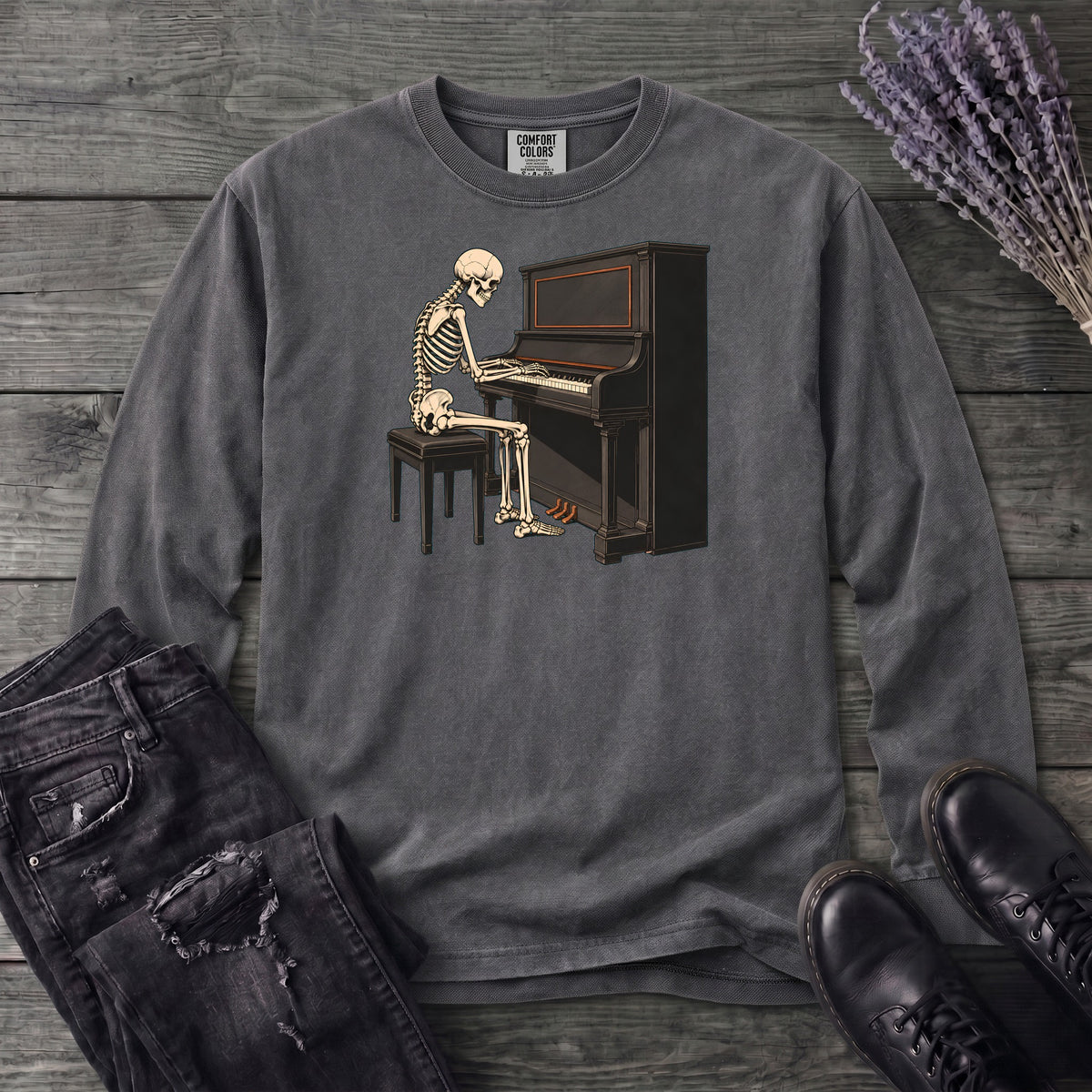 Skeletal Melodies Long Sleeve T-Shirt
