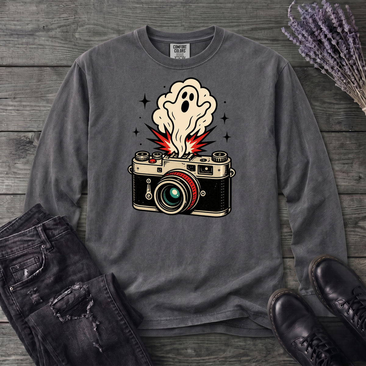 Ghost Flash Long Sleeve T-Shirt